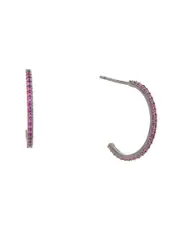 LANA 14K 0.45 ct. tw. Pink Half Circle Earrings