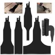 5-Piece Spatula & Shovel Brush Set - Includes Reciprocating Saw Saber Blades ...
