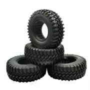 4pcs 100mm Rock Crawler Tires Tyre For 1/10 RC4WD D90 D110 AXIAL SCX10 Wheel Rim