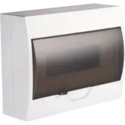 12 Pole Surface Mount Distribution Board Enclosure MCB RCBO RCD DIN
