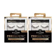 2x Eylure London Pro Magnetic Eyeliner & Lash System 2.5mL Faux Mink Wispy