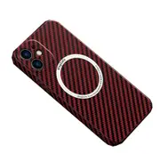 Carbon Fiber Phone Case for iPhone 11 - Red