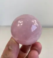 Rose Quartz Crystal Sphere High Grade S184