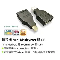 在飛比找PChome24h購物優惠-【PCT】mini DisplayPort 轉 DP 轉接頭