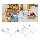 Refrigerator Drawers Organizer with Wheels Storage Container Kitchen