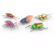 HEX BOTS Nano Real Bugs 5-Pack, Fake Insect Toy Figures, Sensory Toys for Kid...