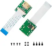 CSI to HDMI Cable Extension Module with 15pin 60mm FPC Cable for Raspberry Pi Camera V3/V1/V2/HQ (Pack of 2, 1 Set)
