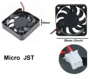 9Blades Cooling Computer Fan 5010 50x50x10mm DC 3D Printer 2-Pin12V 0.08A