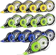 12Pcs White Out Correction Tape, BetterJonny 39 Feet Each Whiteout Roller Correction Tape 472" x 0.2" Easy to Use Applicator for Instant Corrections for Students Office School