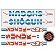 Suzuki - SHOGUN bmx decal set - Old school bmx