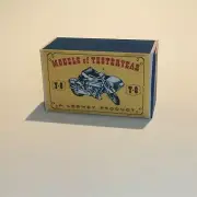 Matchbox Lesney Yesteryear 8 b Sunbeam Motor Cycle D1 Style Repro Box