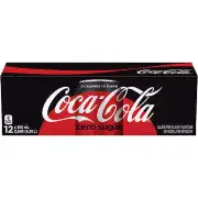 Coca-Cola Zero Sugar, 355mL cans, 12ct, Imported from Canada