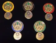 TOKYO 2020 OLYMPIC DOMINICA NOC 5 PIN SET