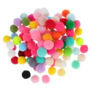 100Pcs furret plush Cat Toy Balls Cat Fetch Balls Furry Cat Balls Tassel Cat