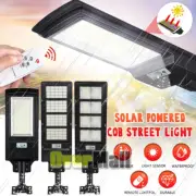 Solar Street Light 99000000LM Commercial Motion Sensor Dusk Dawn Road Light+Pole