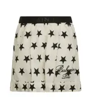 Balmain Kids All-Over Star Printed Turn-Up Hem Shorts 13Y Nude