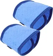 Happyyami 2pcs Dog Cooling Scarf Lightweight Summer Bandana for Pets Cooling Collar with No Water Electricity for Hot Days and Beach Vacations