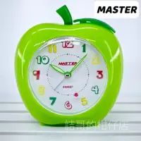在飛比找蝦皮購物優惠-[詰哥] 台灣製造 MASTER 蘋果造型音樂鬧鐘 靜音 貪