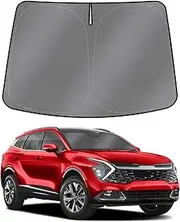 Mixsuper Liner Windshield Sun Shade for Kia Sportage 2023 2024 Windshield Sunshades Front Window Sun Shades Cover for Sportage Accessories Foldable Sun Visor Keep Cool Block UV Heat