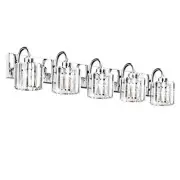 Bathroom Vanity Light,Bathroom Light Fixtures,Vanity Lights for 5-Lights Chrome