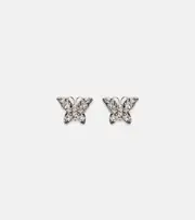 [Suzanne Kalan] Suzanne Kalan Fireworks Butterfly 18kt gold earrings with diamonds One Size silver