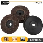 10PC 3'' 75mm Flap Discs Sanding Disc 80 Grit Grinding Wheel For Angle Grinder