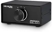Douk Audio Mini 3-Way Mono Stereo 1/4" 6.35mm TRS Audio Switcher Box Headphone Splitter