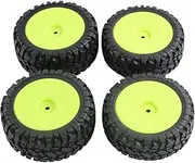 [STARTIST] 4 Pieces Remote Control Car Tire Rear Tyres Remote Control Car Modifications for Wltoys 124008 124019 124017 RC Drifting Car