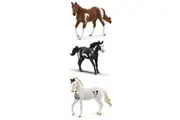 3pc Schleich Paint Horse Gelding/Mare/Marwari Kids Action Figure Combo Set 5-12y
