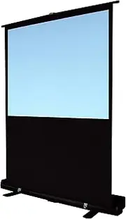 MACCESS 100" Pull Up Portable Office Projection Screen (4:3, Matte White, Aluminium, Black)