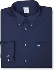 [Brooks Brothers] Mens Regular Fit Lightweight Stretch Nylon Blend Button Down Shirt,