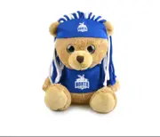 North Melbourne Kangaroos AFL Sparkle Fanatic Bear 20cm Plush Stuffed Animal