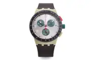 Swatch SUST402 OBSIDIAN INK Men's Urethane Watch