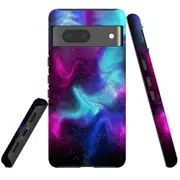 For Google Pixel 7 Case Tough Protective Cover Abstract Galaxy
