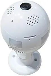 KMLPAU DTS-T3 1.44mm Lens 1.3 Megapixel 360 Degree Light Bulb Infrared IP Camera, Support Motion Detection & E-Mail Alarm & TF Card & APP Push, IR Distance: 10m