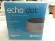 AMAZON ECHO DOT 3RD GENERATION POWER ADAPTER NIB HEATHER GREY ALEXA