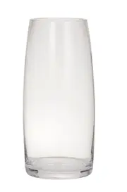 Amalfi Amelia Clear Glass Vase Cylinder Decorative Flower Vase Home Decor 31cm