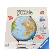 NEW Ravensburger 3D Puzzle Ball World Globe 540 Pieces Display Stand Inc. SEALED