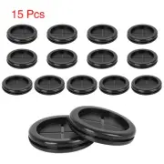 15pcs 50mm Double Side Rubber Grommets Car Electric Cable Protector Gasket Black