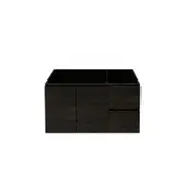 Forme Mont Albert 900 Wallhung Dark Choc Vanity - Right Hand Drawers