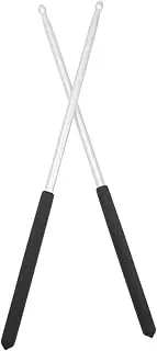 UPKOCH 1Pair Metal Drumsticks Durable Jazz Stage Drum Sticks Percussion Mallets for Drums Elegant Design for Beginners and Professionals