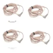Quality Silver Plated Cable Perfect for ZST/ZSR/ED12/ES3/ZS10/ZSN Headset Wires