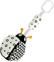 TOYANDONA 1pc Animal Black and White Wind Chimes for Infants Cot Pendant for Animal Early Education Black and White Newborn Black and White Plush