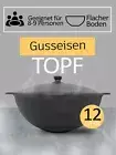 Kazan Cast Iron 12 L Namangan BBQ Kazan Lid Wok Cauldron Namangan Pot