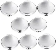 QUMIIRITY 8pcs Guitar Knob Bass Tuners Pin Guitar Volume Knob Bass Pedal Banjo Tuning Pegs Instruments Tuners Buttons Keys Pins Acoustic Tuning Rack Instruments Silver Metal