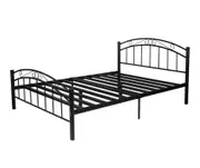 Cleveland Metal Bed Frame Black (Single King Single Double Queen)