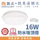 【DanceLight 舞光】16W LED防水吸頂燈 戶外防水膠囊吸頂燈 壁燈 IP66 2-3坪(戶外/浴室/陽台/騎樓)