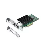 10Gb PCI-E NIC Network Card, Dual Copper RJ45 Port, with Intel X550-AT2 Contr...
