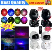 Astronaut Starry Galaxy Projector Night Light Space Nebula Star w/Remote Lamp DS