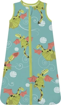 TotAha Light Sleep Sack 6-15 Months 0.5 TOG, Months, Sky Dragons
